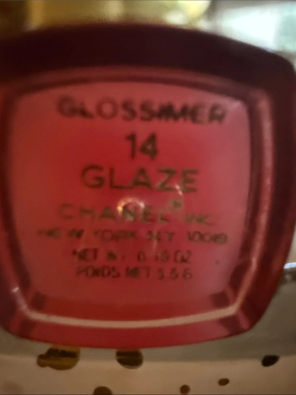 Extremely RARE CHANEL Glossimer Lip Gloss -14 Glaze- Full Size